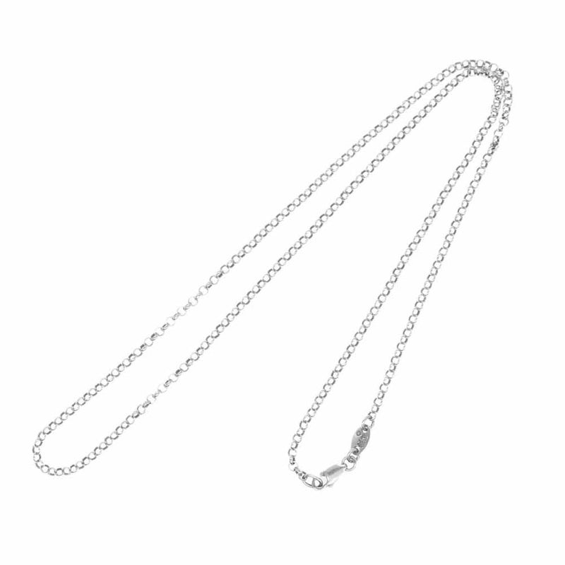 CHROME HEARTS クロムハーツ（原本無） NECKCHAIN R18 ロールチェーン ネックレスチェーン 18inch シルバー系【中古】