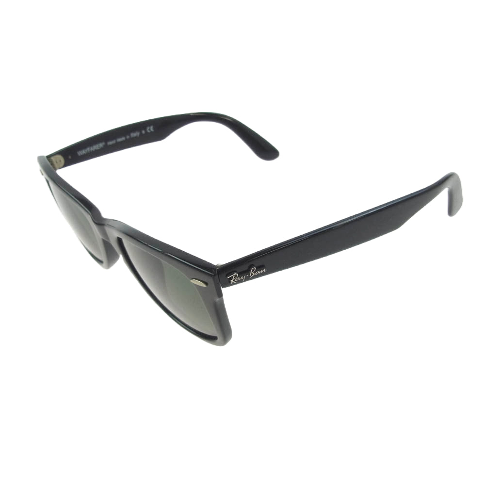 Ray-Ban レイバン RB2140-F WAYFARER SUNGLASSES ウェイファーラー サングラス 眼鏡 アイウェア ブラック系【中古】