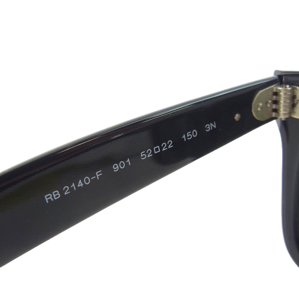 Ray-Ban レイバン RB2140-F WAYFARER SUNGLASSES ウェイファーラー サングラス 眼鏡 アイウェア ブラック系【中古】