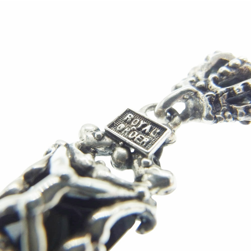 ROYAL ORDER ロイヤルオーダー ANTOINETTE SML w CROWN アントワネットsml wクラウン ペンダント ネックレス シルバー系【中古】