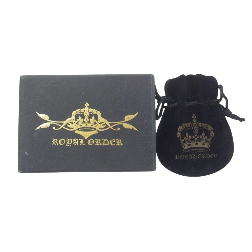 ROYAL ORDER ロイヤルオーダー ANTOINETTE SML w CROWN アントワネットsml wクラウン ペンダント ネックレス シルバー系【中古】