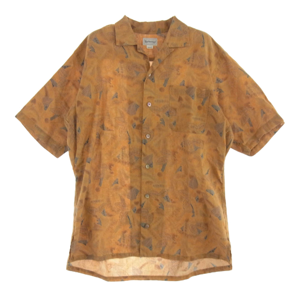 BURBERRY バーバリー BBW57-268 90's オープンカラー 半袖 シャツ アロハ シャツ 総柄 マルチカラー系 M【中古】