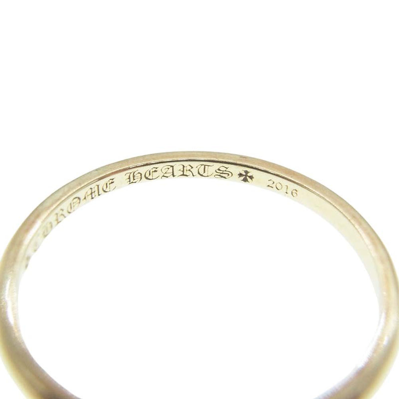 CHROME HEARTS クロムハーツ（原本無） 22K BBBLGM WEDDING バブルガム ウェディング リング ゴールド系 19号【中古】