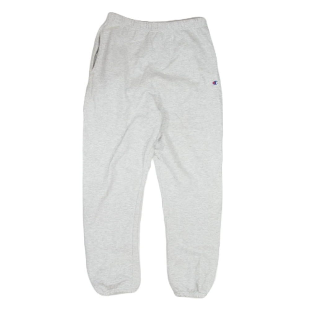 Champion チャンピオン 復刻 単色 青 タグ REVERSE WEAVE リバースウィーブ スウェット パンツ グレー系 L【中古】