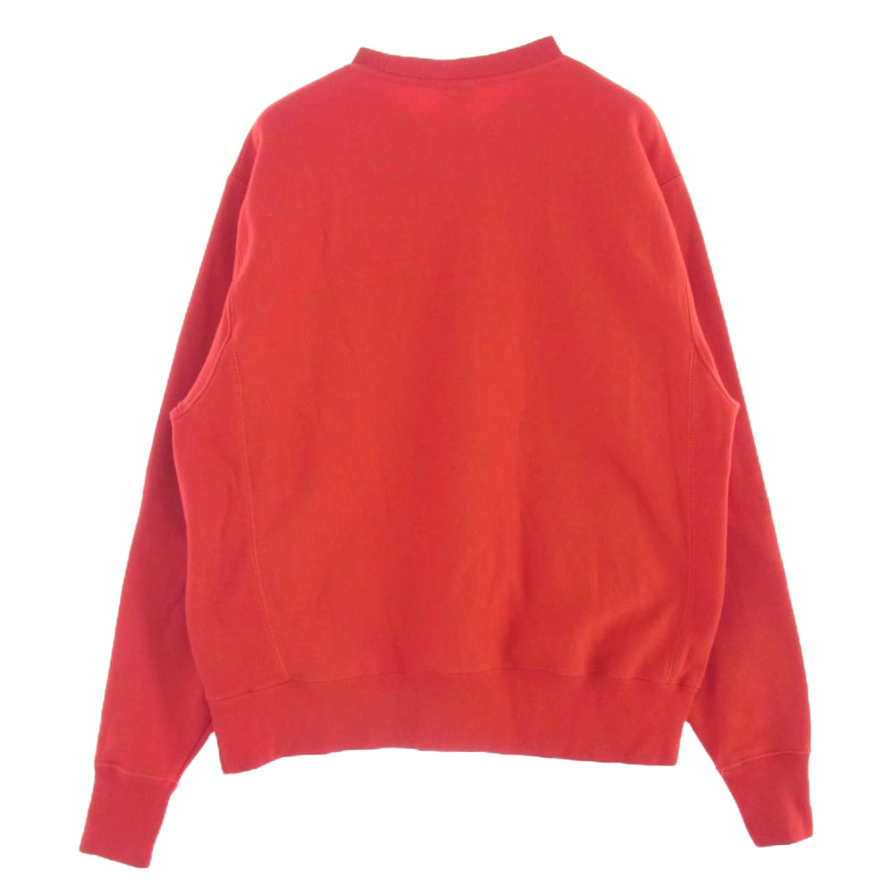 Champion チャンピオン 復刻 単色 青 タグ REVERSE WEAVE リバースウィーブ スウェット シャツ レッド レッド系 M【中古】
