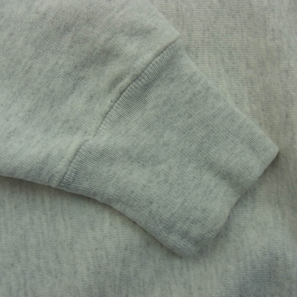 Champion チャンピオン 復刻 単色 青 タグ REVERSE WEAVE リバースウィーブ スウェット シャツ グレー グレー系 M【中古】