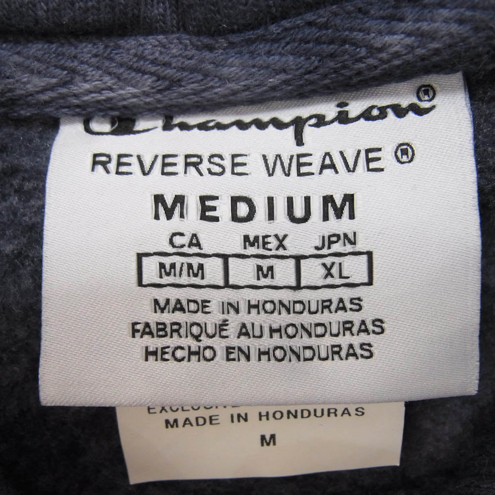 Champion チャンピオン REVERSE WEAVE リバースウィーブ プルオーバー パーカー タイダイ 染め ネイビー系 M【中古】