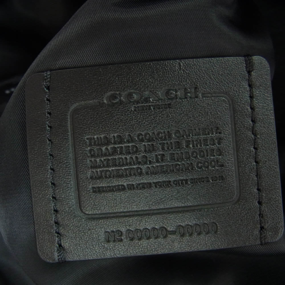 COACH コーチ CK512 MOTO JACKET ラム レザー モト ダブル ライダース ジャケット ブラック系 S【美品】【中古】