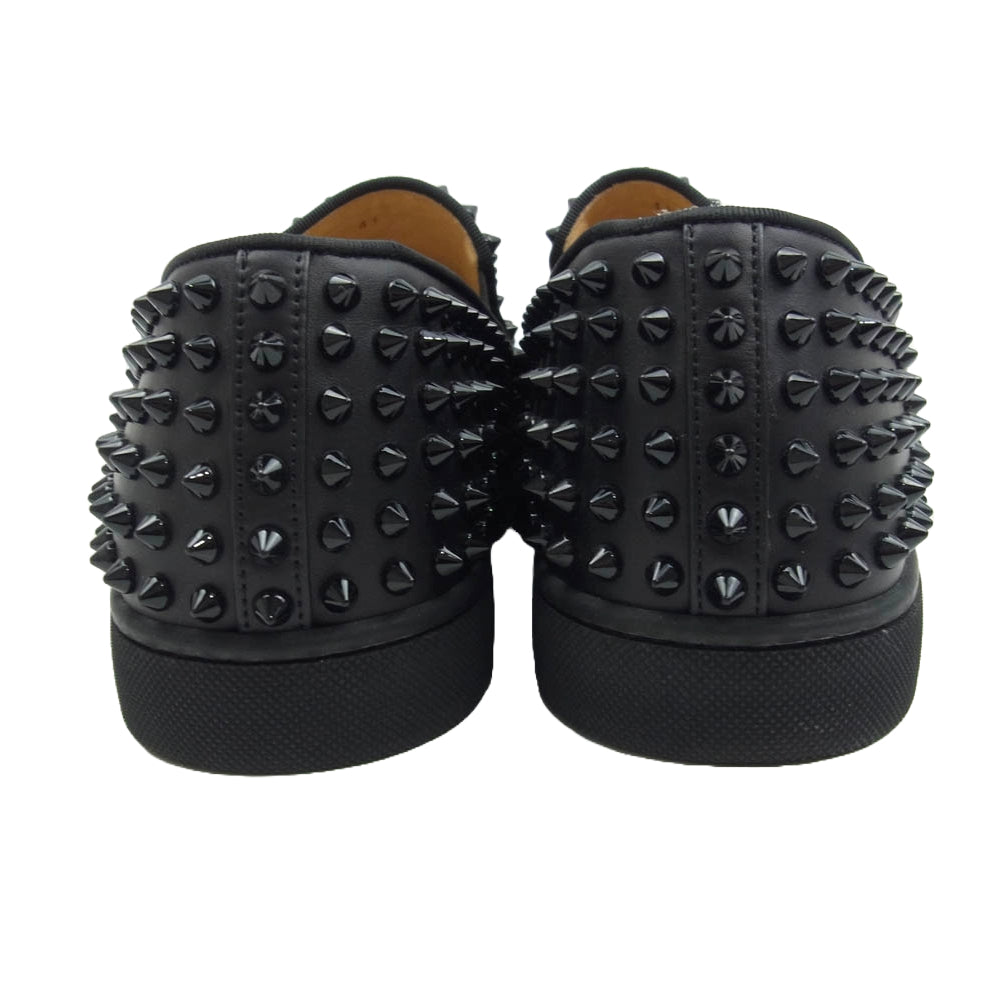 Christian Louboutin クリスチャンルブタン ROLLER BOAT スタッズ ローファー ブラック系 41【中古】