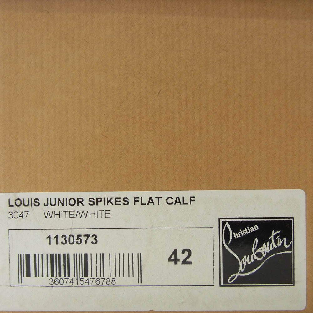 Christian Louboutin クリスチャンルブタン ROLLER BOAT スタッズ ローファー ブラック系 41【中古】