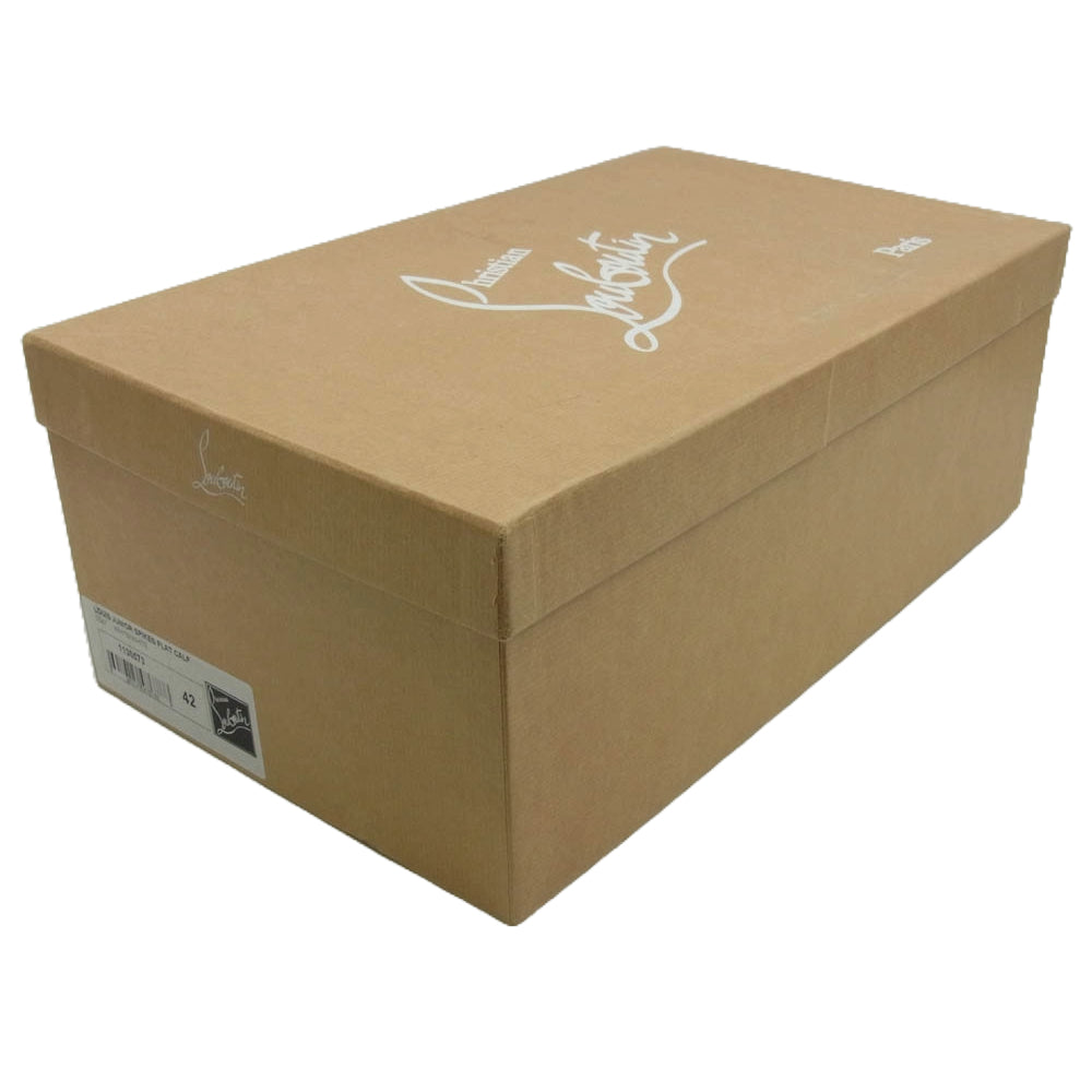 Christian Louboutin クリスチャンルブタン ROLLER BOAT スタッズ ローファー ブラック系 41【中古】