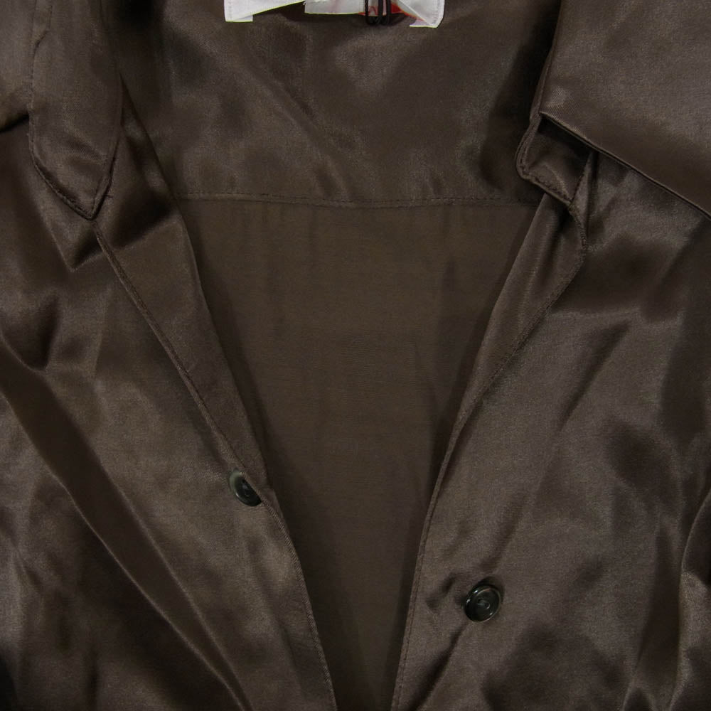 エムエーエスユー 24SS MASS-SH0624 LOST SHIRT オープンカラー プルオーバー シャツ 長袖 ブラウン系 44【中古】