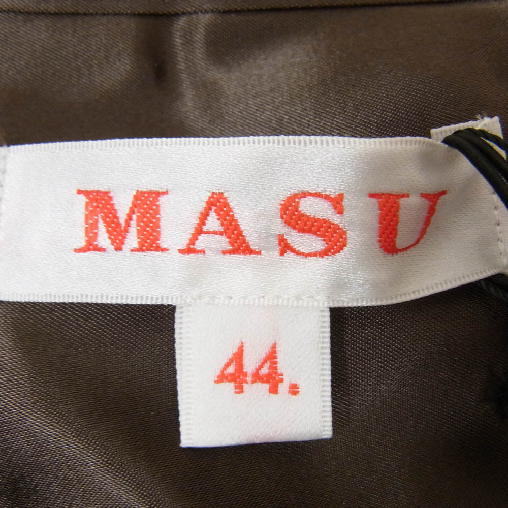 エムエーエスユー 24SS MASS-SH0624 LOST SHIRT オープンカラー プルオーバー シャツ 長袖 ブラウン系 44【中古】