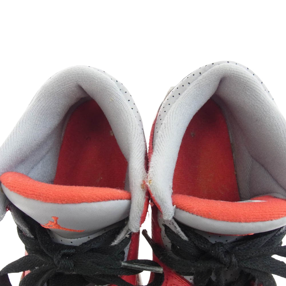 NIKE ナイキ CQ0487-600 キッズ 子供用 PS Air Jordan 3 Retro SE Fire Red PS エアジョーダン3 レトロ SE スニーカー グレー系 レッド系 20cm【中古】