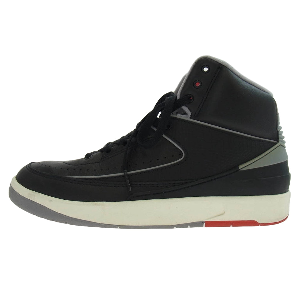 NIKE ナイキ DR8884-001 Air Jordan 2 Retro Black Cement エアジョーダン2 レトロ ブラック セメント スニーカー ブラック系 27cm【中古】