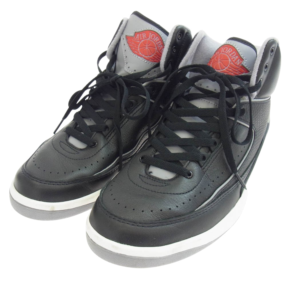 NIKE ナイキ DR8884-001 Air Jordan 2 Retro Black Cement エアジョーダン2 レトロ ブラック セメント スニーカー ブラック系 27cm【中古】