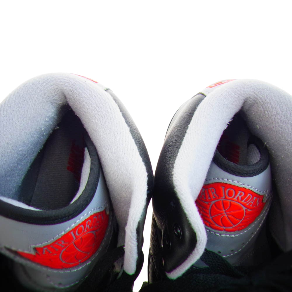 NIKE ナイキ DR8884-001 Air Jordan 2 Retro Black Cement エアジョーダン2 レトロ ブラック セメント スニーカー ブラック系 27cm【中古】