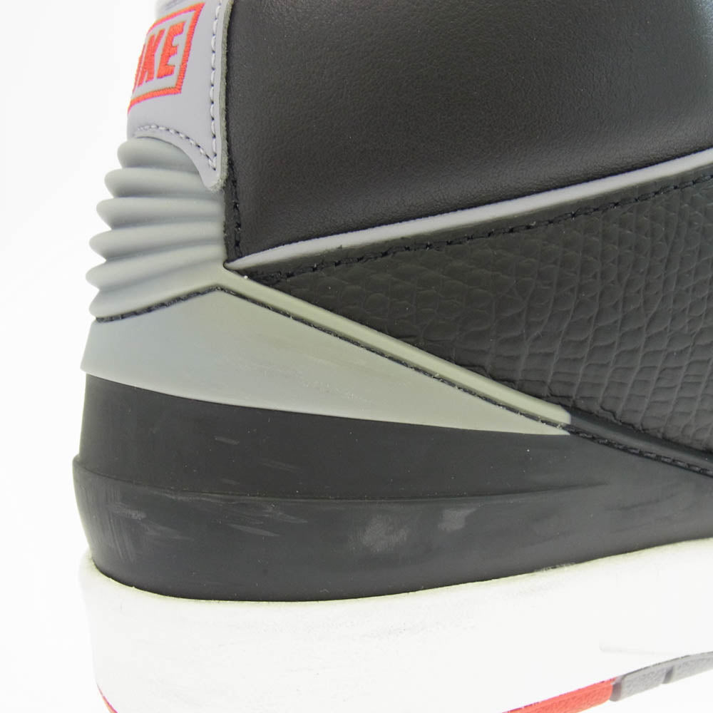 NIKE ナイキ DR8884-001 Air Jordan 2 Retro Black Cement エアジョーダン2 レトロ ブラック セメント スニーカー ブラック系 27cm【中古】
