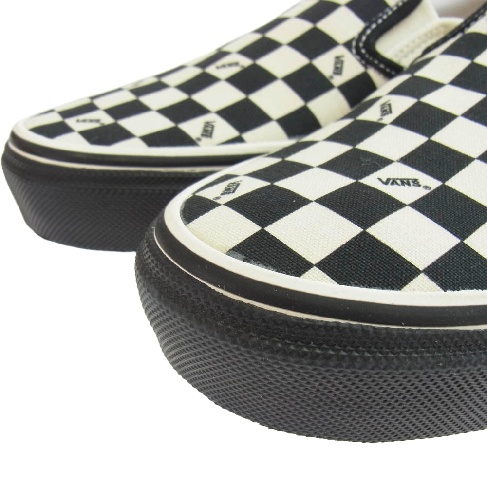 VANS バンズ V98CF SD × STANDARD CALIFORNIA スタンダードカリフォルニア 20周年コラボ スリッポン スニーカー ブラック系 オフホワイト系 22.5cm【中古】