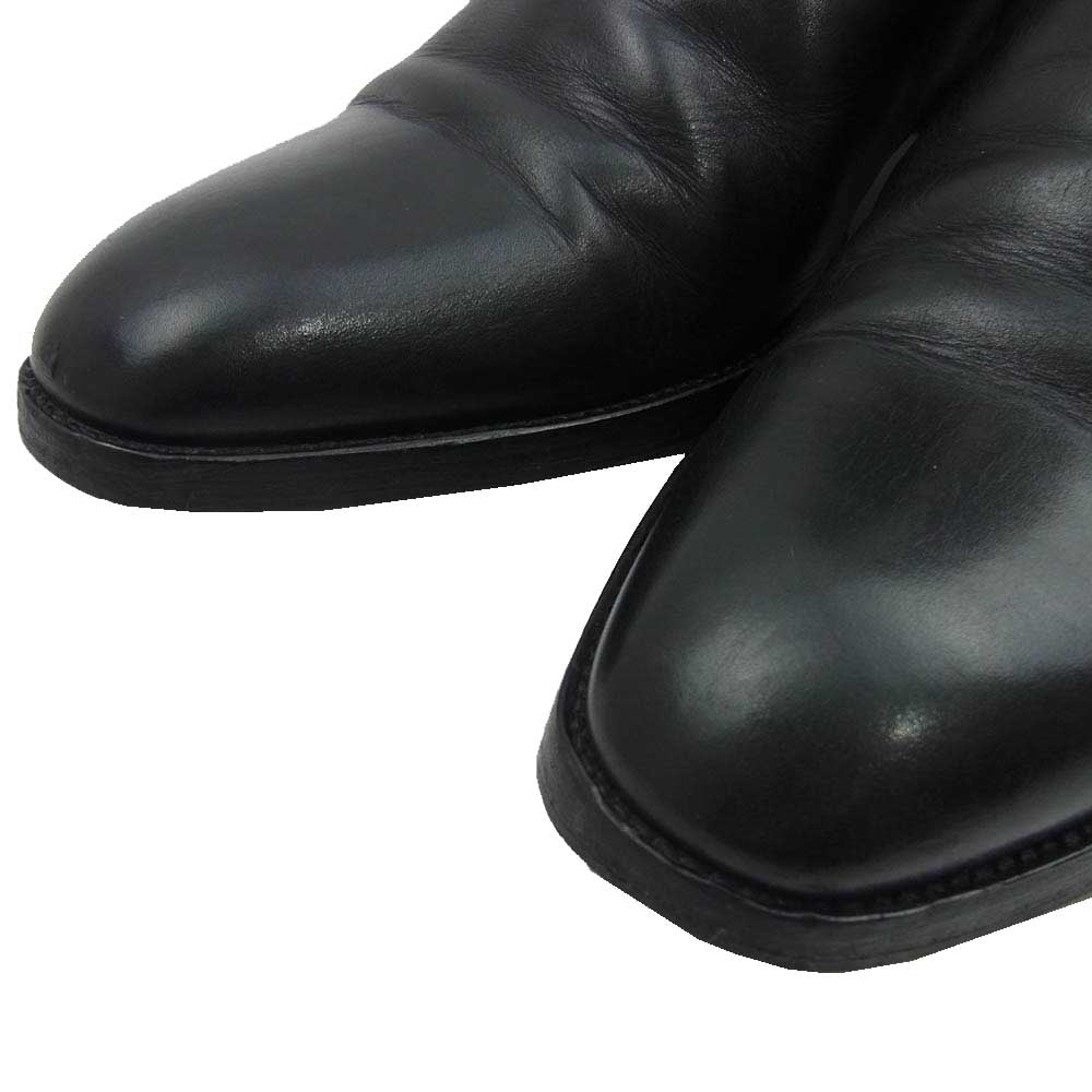 SAINT LAURENT サンローラン D1443213 WYATT CHELSEA BOOT ワイアット チェルシー サイドゴア ブーツ ブラック系 40【中古】