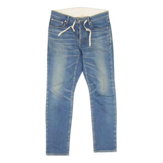 ATTACHMENT アタッチメント ヴィンテージ加工 インディゴ ニット ライク デニム イージー ジョッパーズ パンツ インディゴブルー系 2【中古】