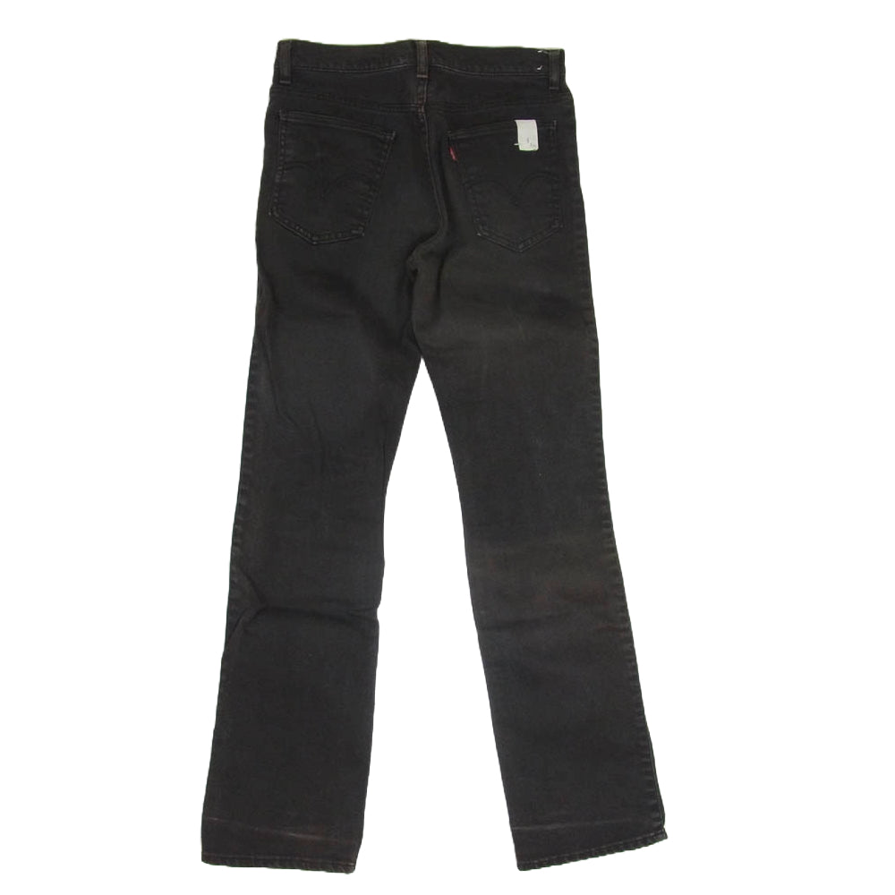 N.HOOLYWOOD エヌハリウッド 91606 ×Levis リーバイス ストレート デニム パンツ ブラック系 31【中古】