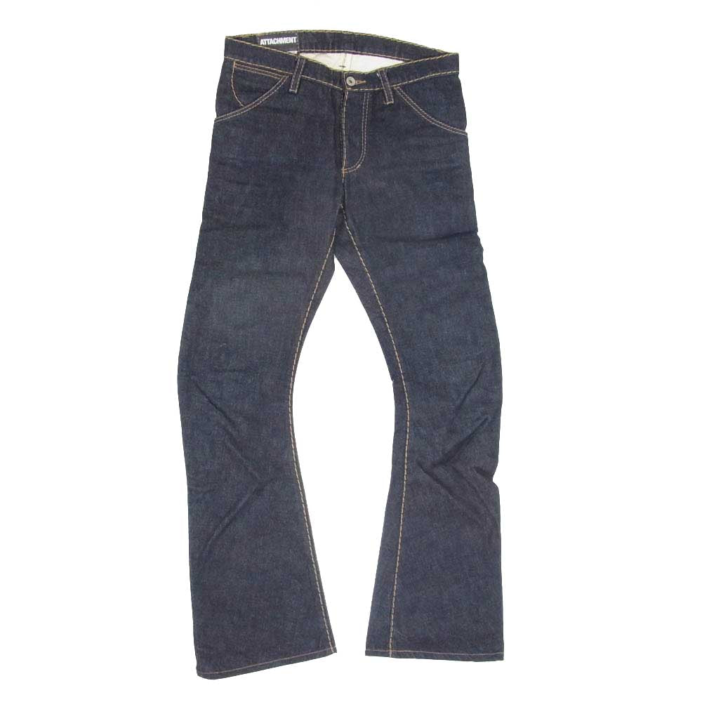 ATTACHMENT アタッチメント フレア デニム パンツ インディゴブルー系 2【中古】