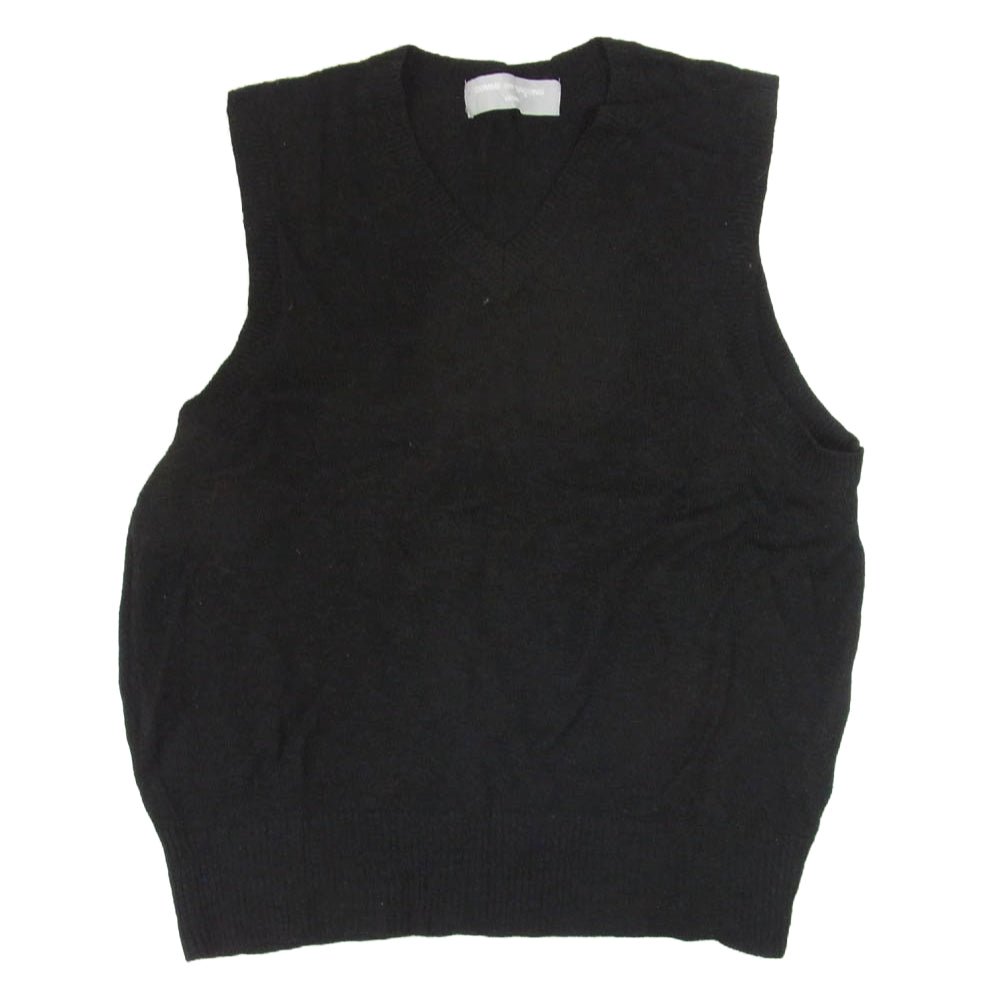 COMME des GARCONS HOMME コムデギャルソンオム 90s ヴィンテージ 田中オム AD1998 HN-020150 アーカイブ レーヨン リネン ベスト ブラック系 サイズ表記無【中古】