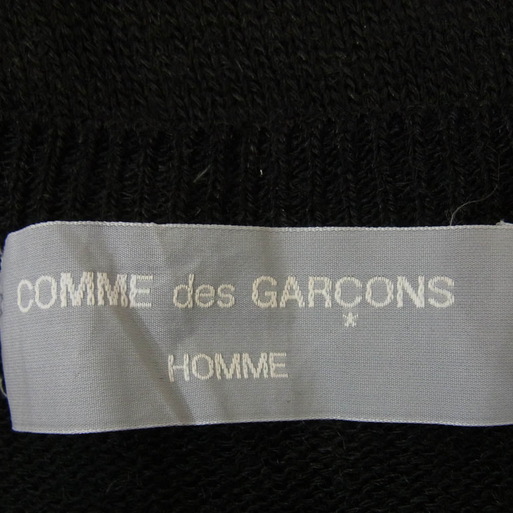 COMME des GARCONS HOMME コムデギャルソンオム 90s ヴィンテージ 田中オム AD1998 HN-020150 アーカイブ レーヨン リネン ベスト ブラック系 サイズ表記無【中古】