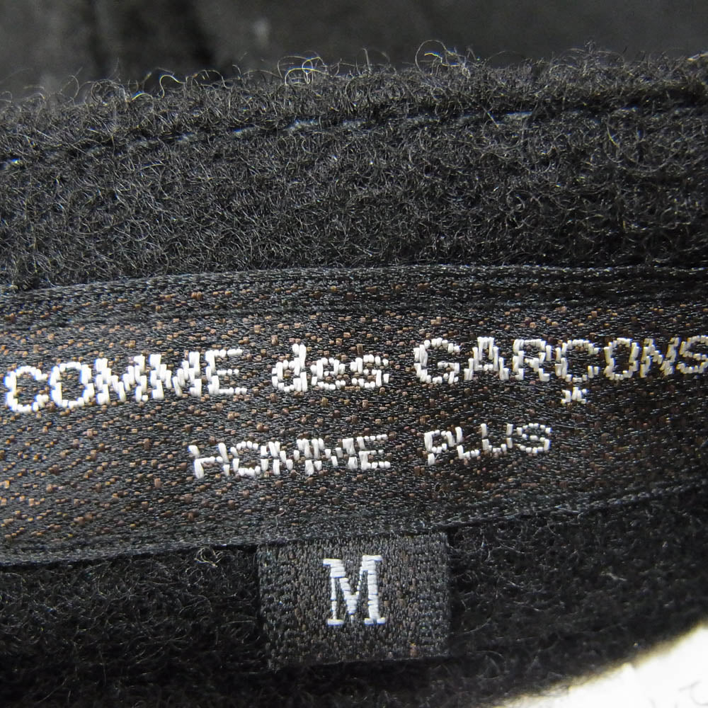 COMME des GARCONS HOMME PLUS コムデギャルソンオムプリュス 90s ヴィンテージ 98AW Inside Outside期 PP-04047M アーカイブ ウール スラックス ブラック系 M【中古】