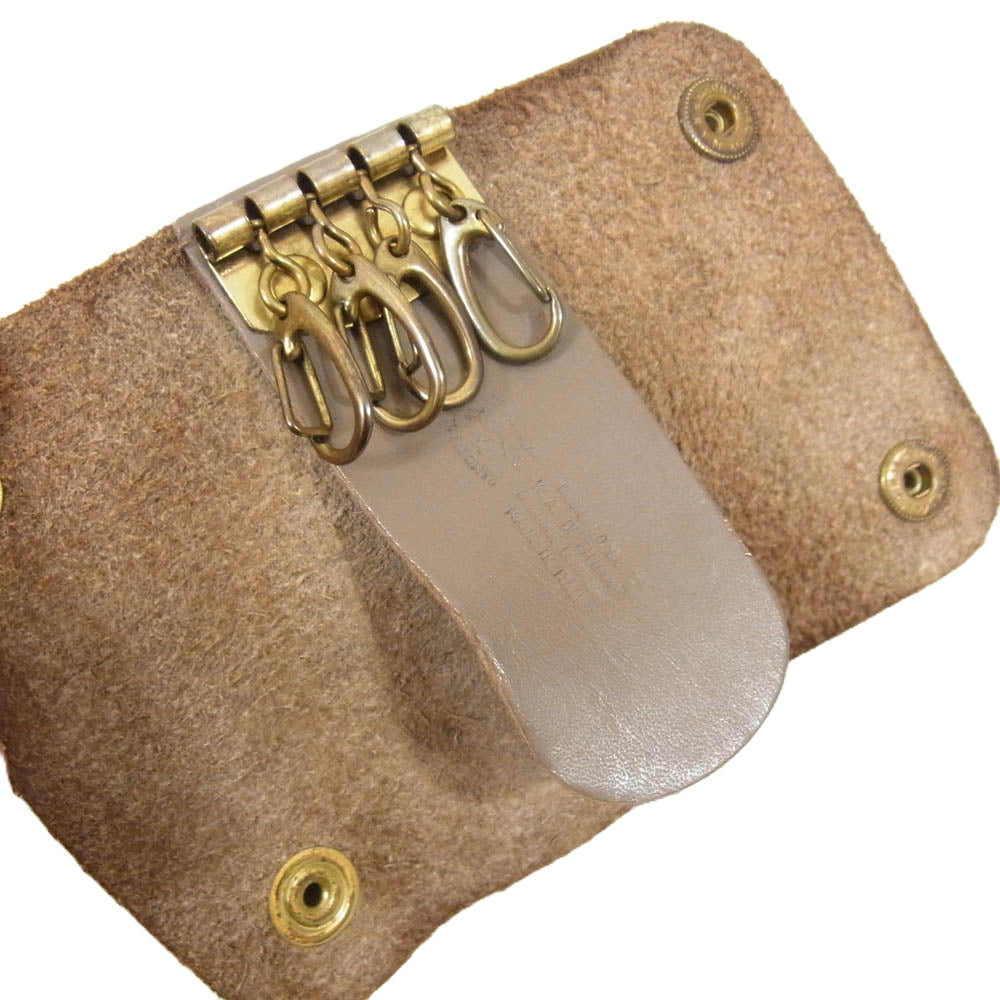 IL BISONTE イルビゾンテ 0-000-0/18 レザー 4連 キーケース ブラウン系【中古】