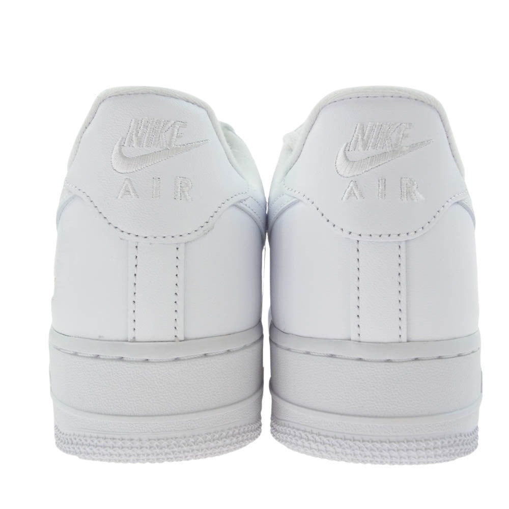 Supreme シュプリーム CU9225-100 × Nike Air Force 1 Low White ナイキ エアフォース1 ロー ホワイト スニーカー ホワイト系 27.5cm【新古品】【未使用】【中古】