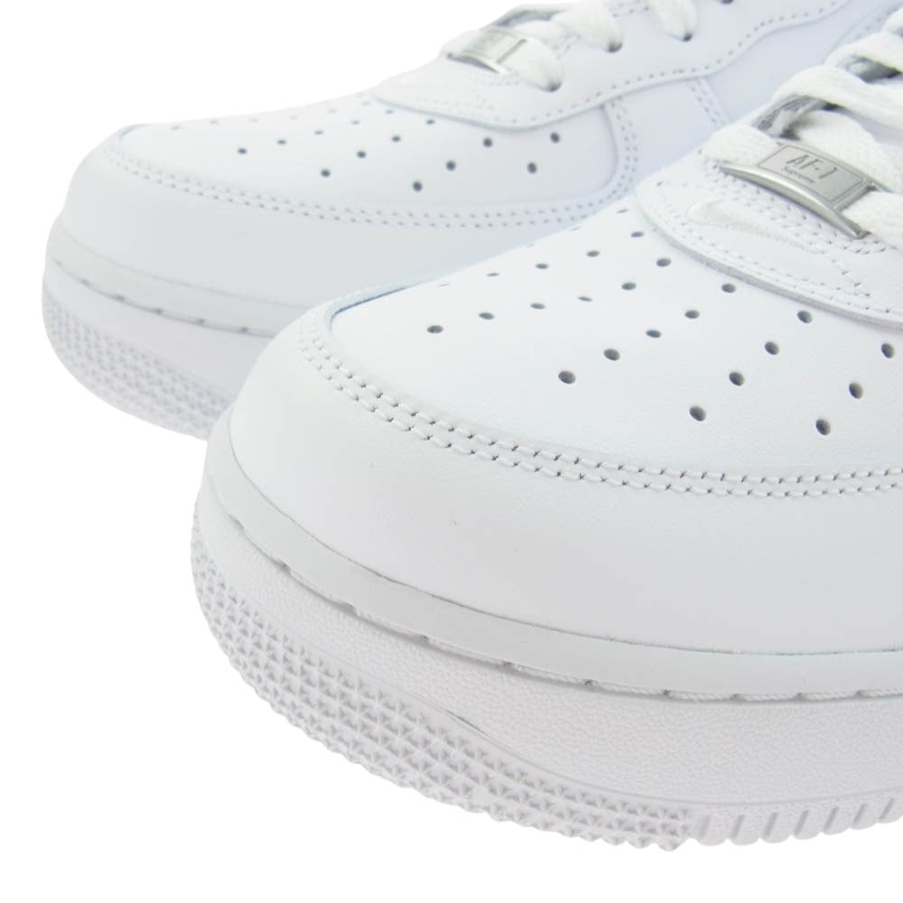 Supreme シュプリーム CU9225-100 × Nike Air Force 1 Low White ナイキ エアフォース1 ロー ホワイト スニーカー ホワイト系 27.5cm【新古品】【未使用】【中古】