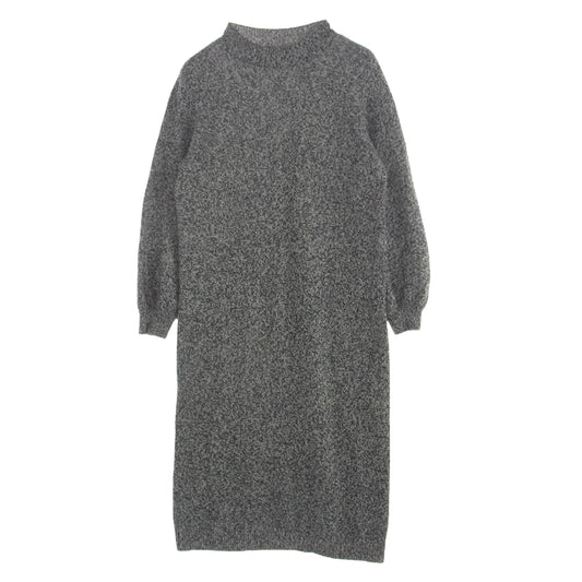 theory セオリー 03-9305731-055-038 Luxe リュクス ニット ワンピース グレー系 38【中古】
