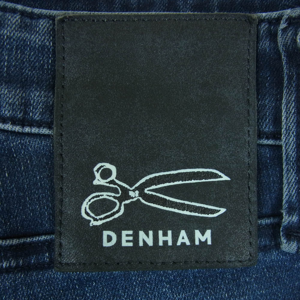 DENHAM デンハム 01-24-04-11-028 RAZOR SLIM FIT スリム フィット スキニー デニム パンツ ボタンフライ インディゴブルー系 W32 L32【中古】