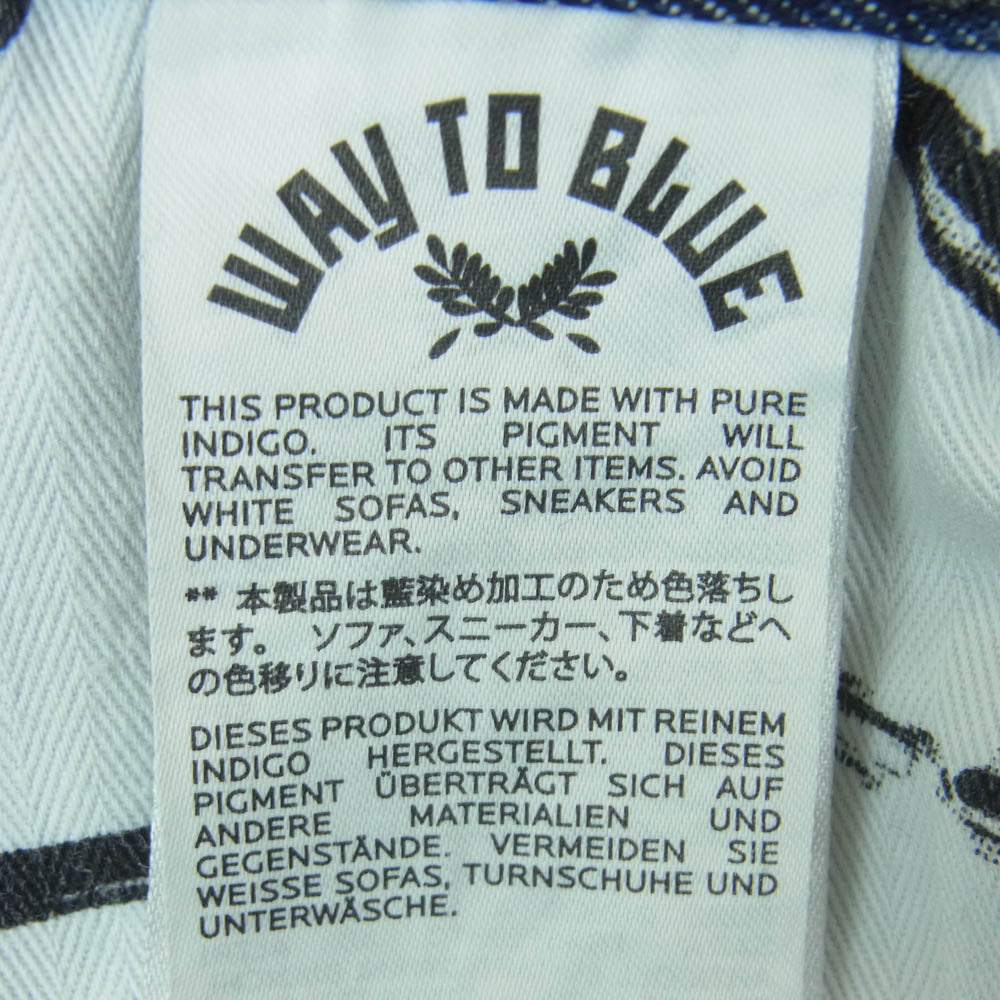 DENHAM デンハム 01-20-08-11-063 RAZOR SLIM FIT スリム フィット スキニー デニム パンツ ボタンフライ インディゴブルー系 W32 L32【中古】