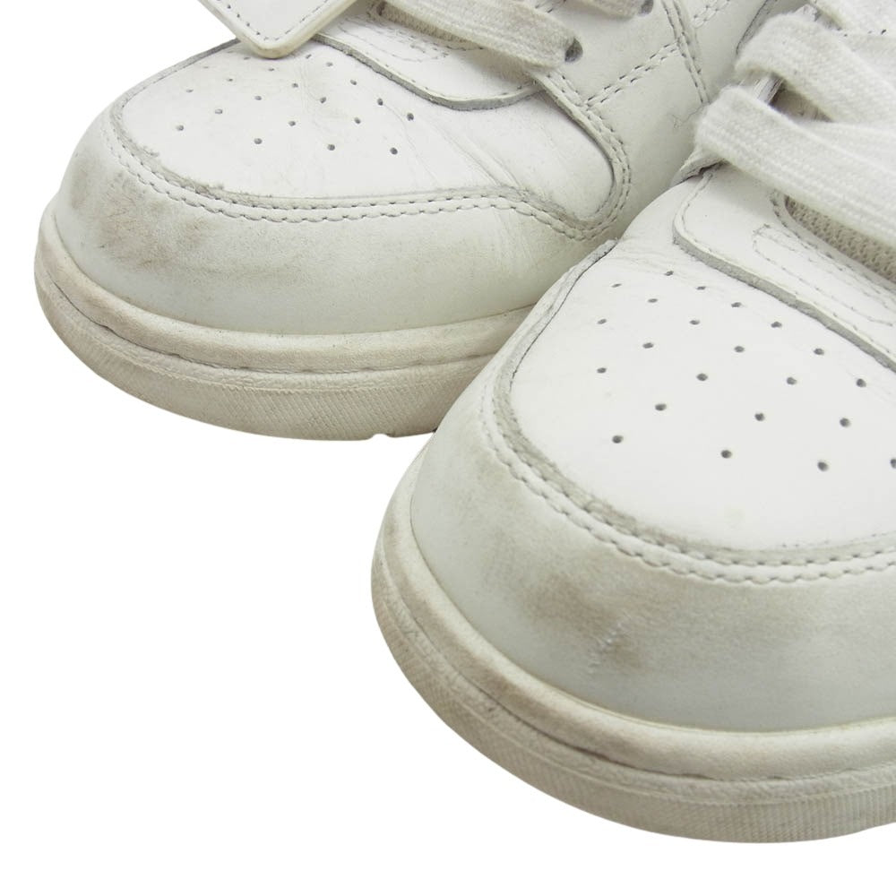OFF-WHITE オフホワイト OUT OF OFFICE ローカット レザー スニーカー ホワイト系 38【中古】