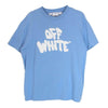 OFF-WHITE オフホワイト 23SS OWAA089S23JER017 GRAPHIC LOGO T SHIRT グラフィック ロゴプリント Ｔシャツ 半袖 カットソー ライトブルー系 S【中古】