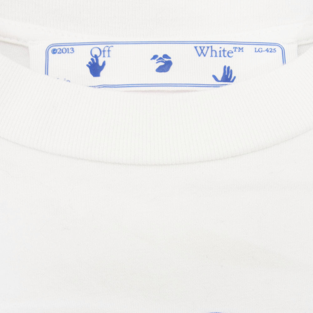 OFF-WHITE オフホワイト 23SS OWAA089S23JER017 GRAPHIC LOGO T SHIRT グラフィック ロゴプリント Ｔシャツ 半袖 カットソー ホワイト系 S【中古】
