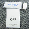 OFF-WHITE オフホワイト OWMA052F23KNI001 モヘヤ混 ウール マフラー アロー グレー系 O/S【中古】