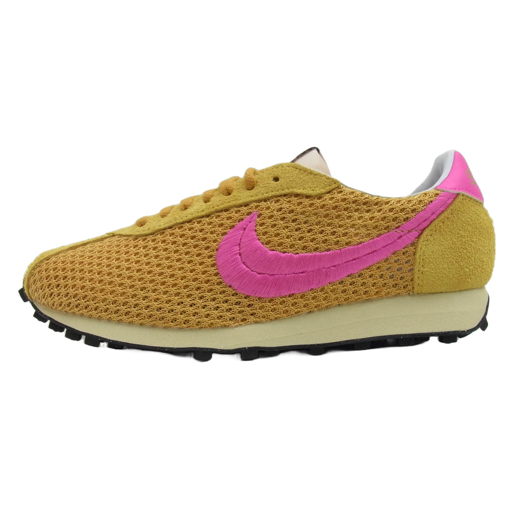NIKE ナイキ FQ5369-700 × Stussy ステューシー LD-1000  Sanded Gold and Laser Fuchsia サンデッド ゴールド アンド レーザーフューシャ ローカット スニーカー イエロー系 ピンク系 26cm【新古品】【未使用】【中古】