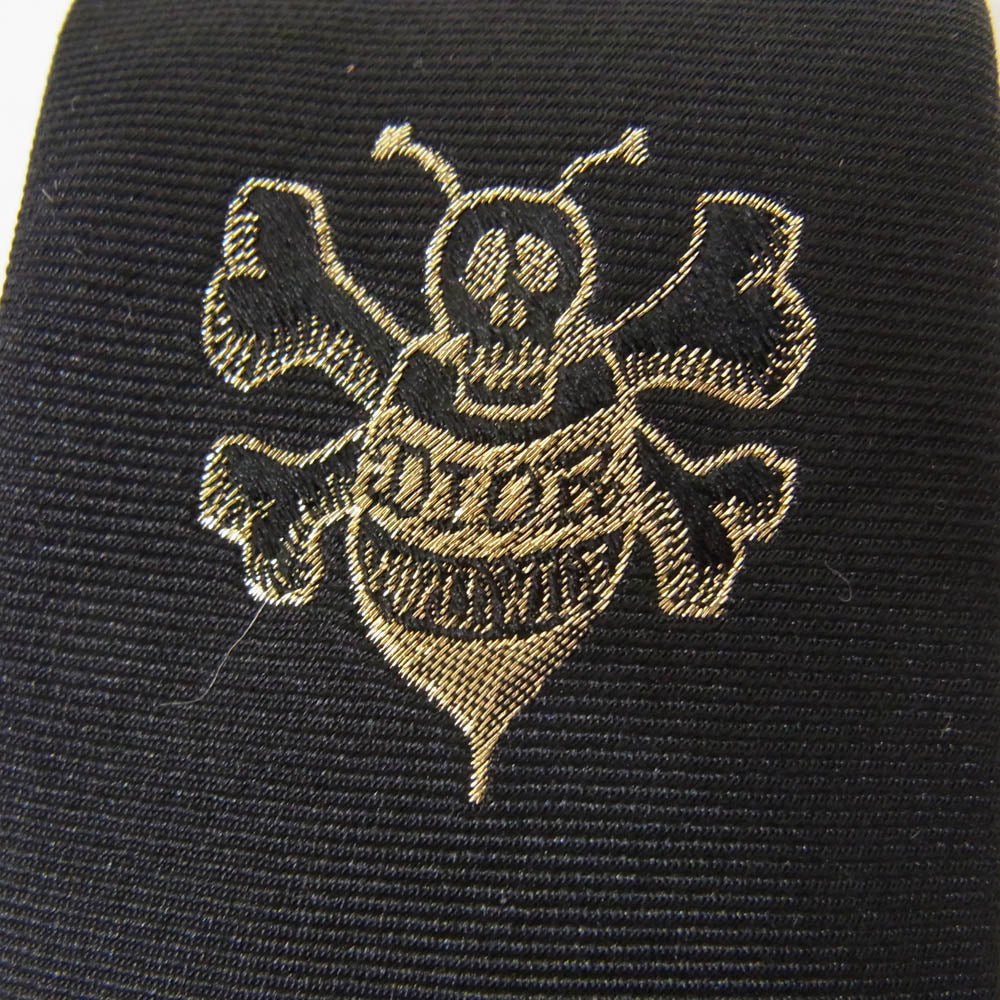 Dior ディオール 20SS × SHAWN STUSSY ショーン ステューシー BEE ハチ 刺繡 ネクタイ ブラック系【極上美品】【中古】