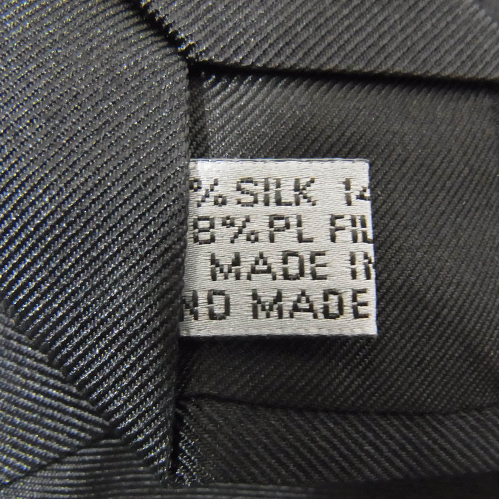 Dior ディオール 20SS × SHAWN STUSSY ショーン ステューシー BEE ハチ 刺繡 ネクタイ ブラック系【極上美品】【中古】