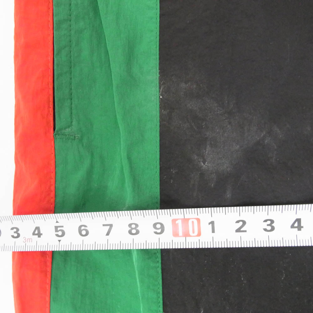 GUCCI グッチ 20SS 575549 OVERSIZED GRG NYLON TRACK PANT オーバーサイズ GG ワッペン ナイロン トラック パンツ ブラック系 S【中古】