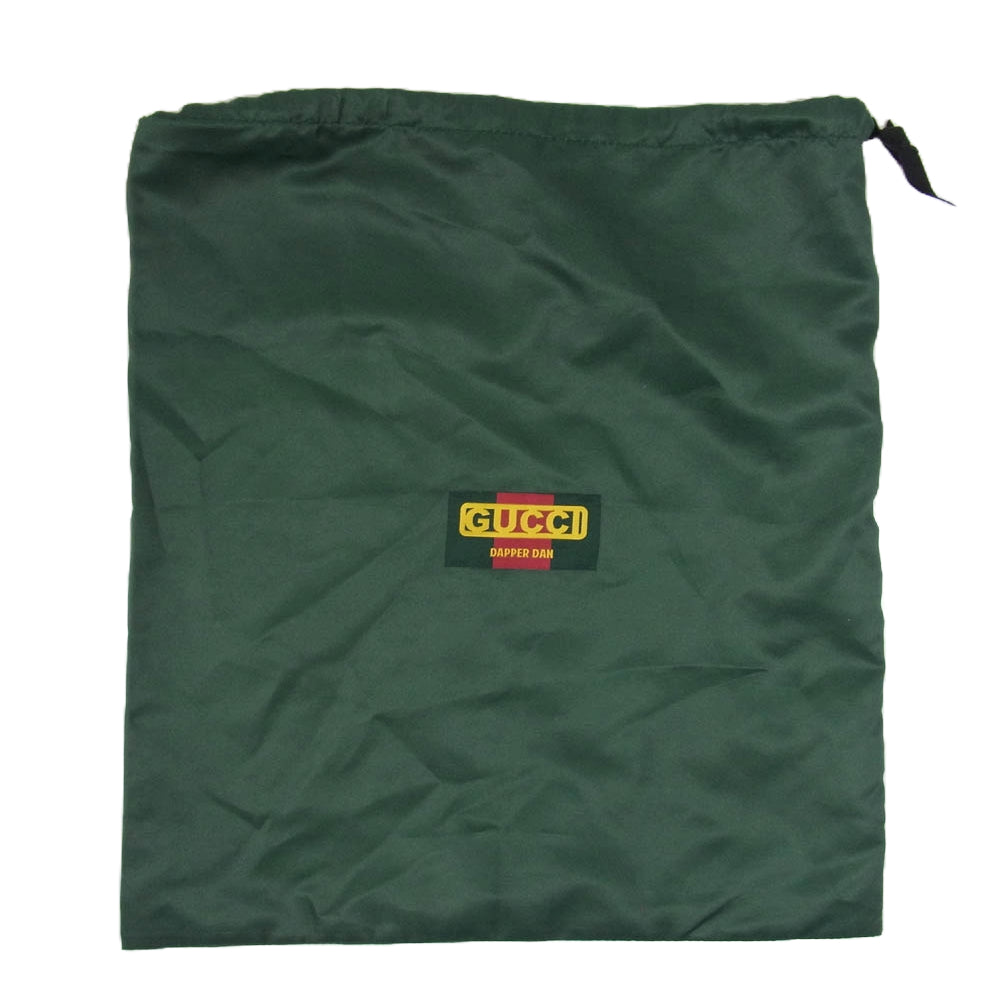 GUCCI グッチ ×Dapper Dan ダッパーダン インターロッキング G ベロア ベースボール キャップ 帽子 ブラック系 M【中古】