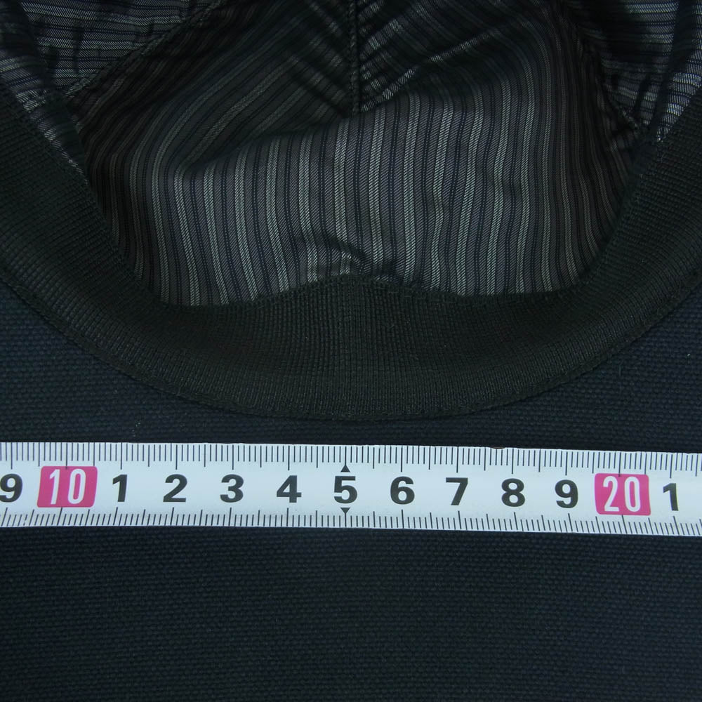 Dior ディオール 19SS 923C901A4511 Logo Buckle Baseball cap CDロゴ メタルバックル カーフレザー サドル ダブルブリム キャンバス ベースボール キャップ ダークネイビー系 ブラック系 M【中古】