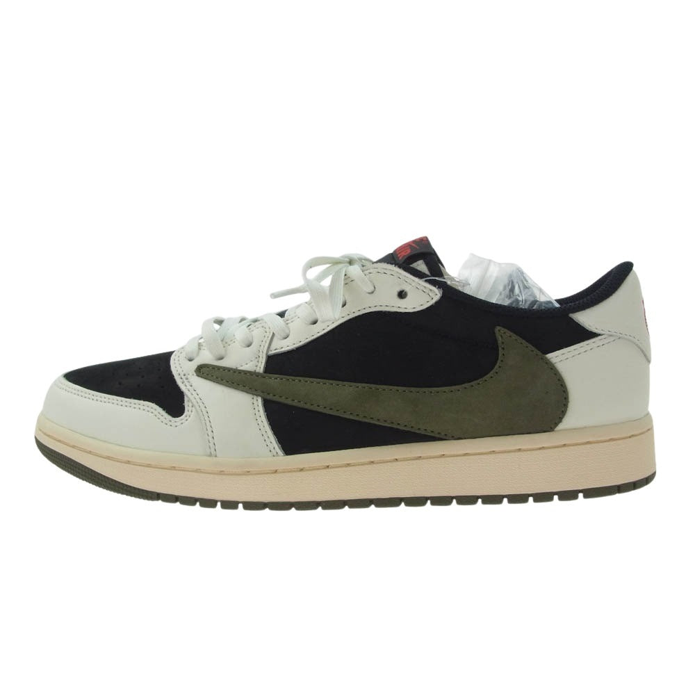 NIKE ナイキ DZ4137-106 × TRAVIS SCOTT WMNS AIR JORDAN 1 LOW OG SP MEDIUM OLIVE トラヴィススコット エアジョーダン 1 ミディアムオリーブ ローカット スニーカー マルチカラー系 28.5cm【新古品】【未使用】【中古】
