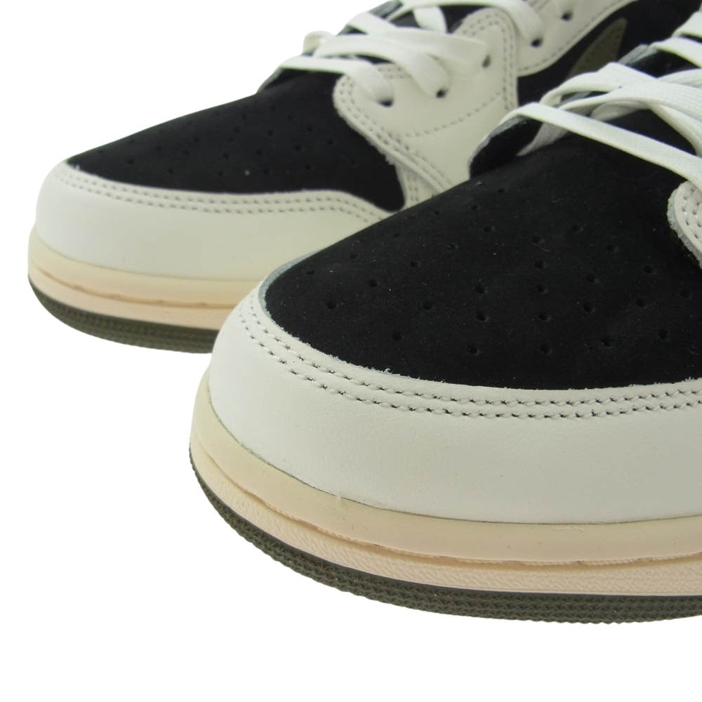 NIKE ナイキ DZ4137-106 × TRAVIS SCOTT WMNS AIR JORDAN 1 LOW OG SP MEDIUM OLIVE トラヴィススコット エアジョーダン 1 ミディアムオリーブ ローカット スニーカー マルチカラー系 28.5cm【新古品】【未使用】【中古】