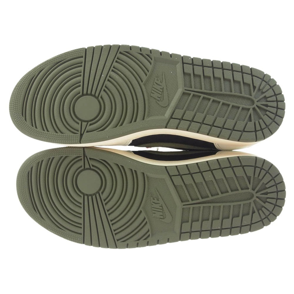 NIKE ナイキ DZ4137-106 × TRAVIS SCOTT WMNS AIR JORDAN 1 LOW OG SP MEDIUM OLIVE トラヴィススコット エアジョーダン 1 ミディアムオリーブ ローカット スニーカー マルチカラー系 28.5cm【新古品】【未使用】【中古】