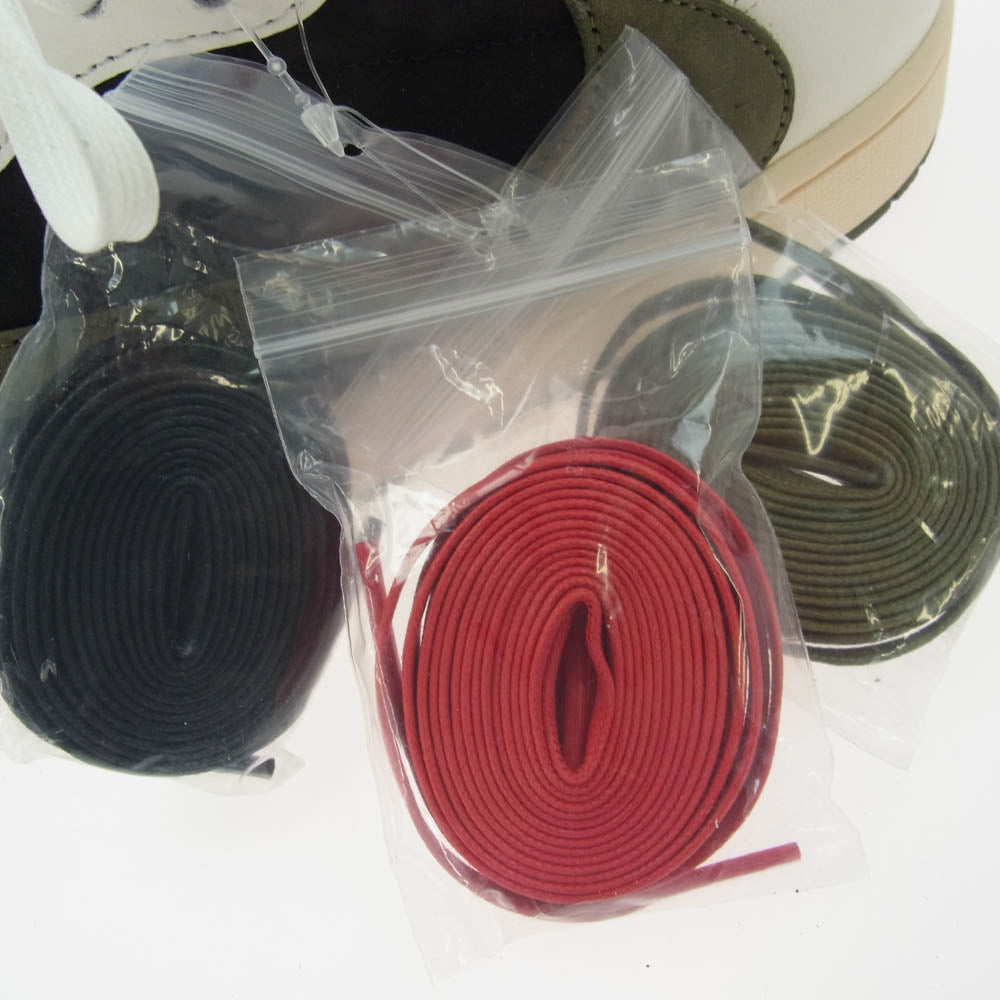 NIKE ナイキ DZ4137-106 × TRAVIS SCOTT WMNS AIR JORDAN 1 LOW OG SP MEDIUM OLIVE トラヴィススコット エアジョーダン 1 ミディアムオリーブ ローカット スニーカー マルチカラー系 28.5cm【新古品】【未使用】【中古】